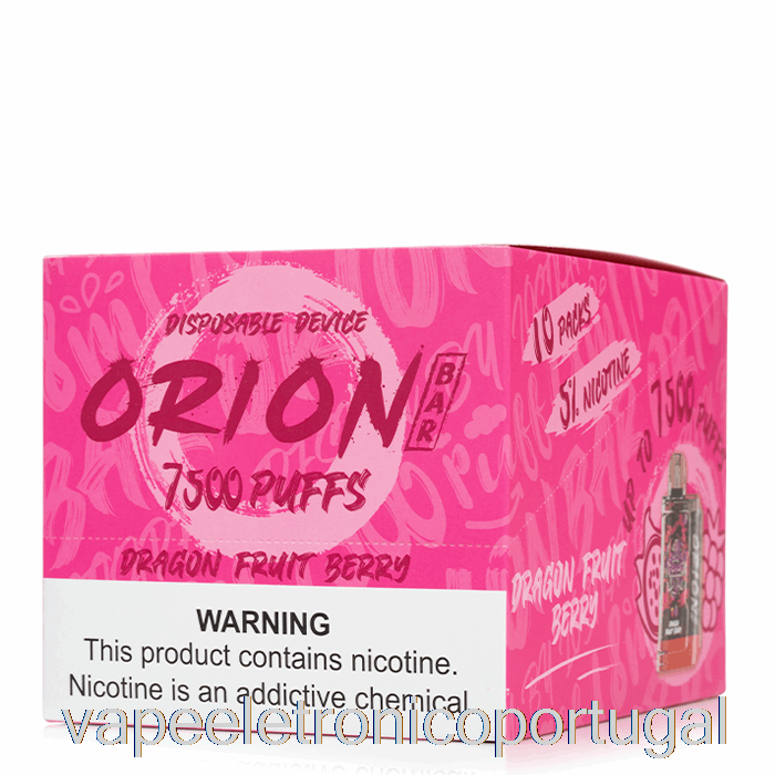 Vape Eletrônico [pacote Com 10] Vape Perdido Orion Bar 7500 Descartável